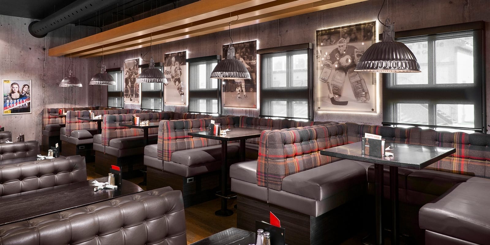 Sports Bar Grill Calgary North Shark Club The Calgary North Shark Club Is Like One Giant Indoor Tailgate Party Except With Excellent Food Individual Table Speakers And Rivers Of Craft Beer